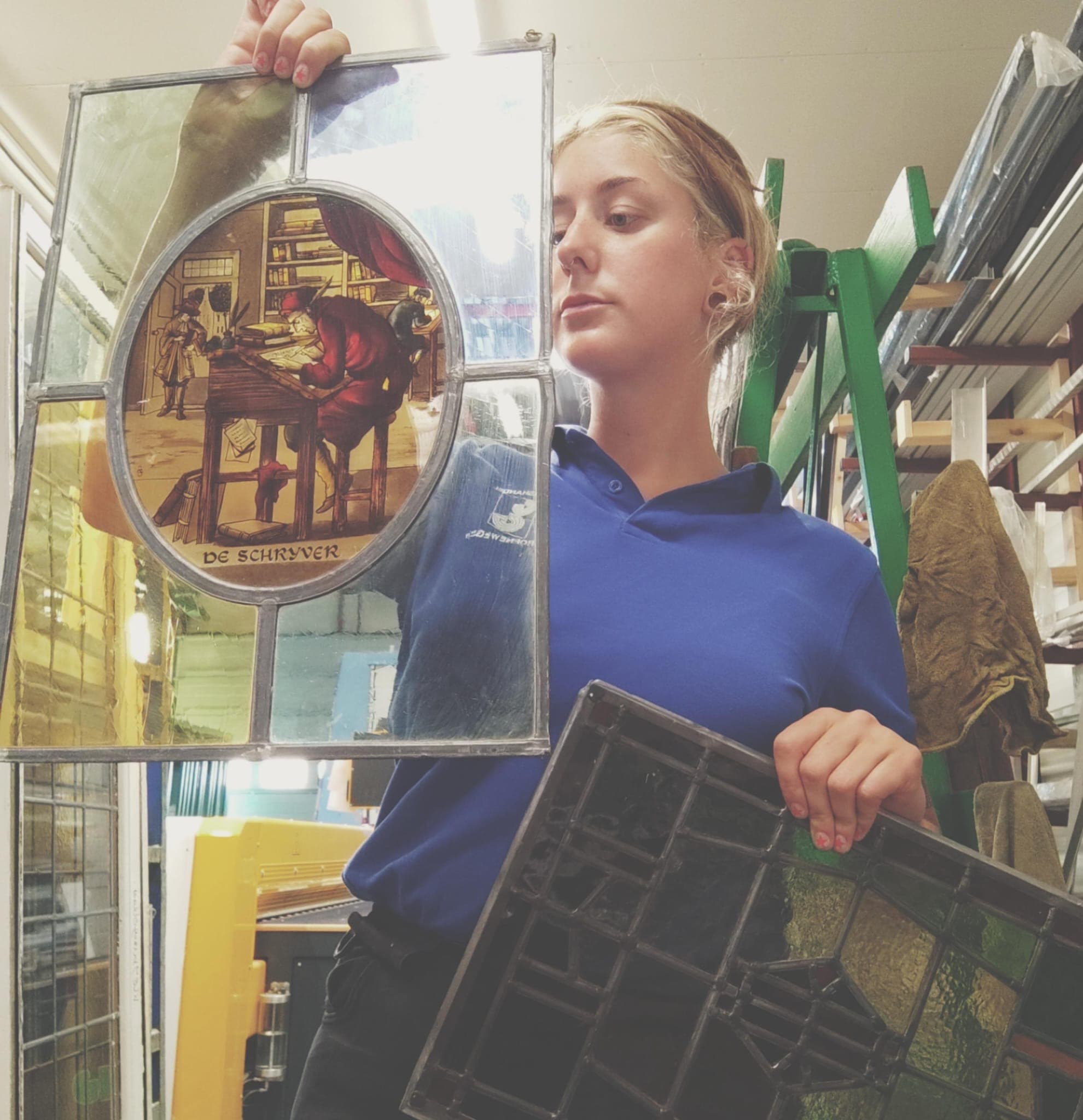 Kris, glas in lood specialist uit Delft